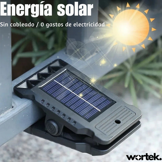 Luz LED Solar con Clip