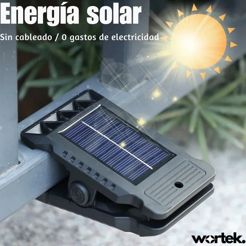 Luz LED Solar con Clip