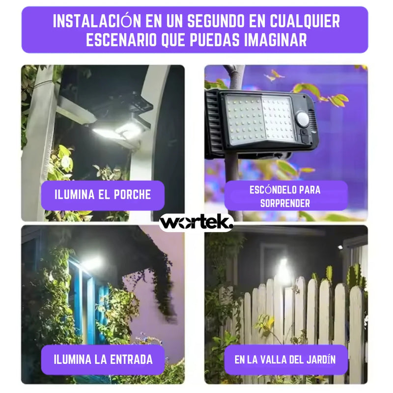 Luz LED Solar con Clip