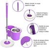 Trapeador Giratorio Microfibra con Cubeta Exprimidor