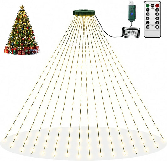 Cascading LED Christmas Tree Lights