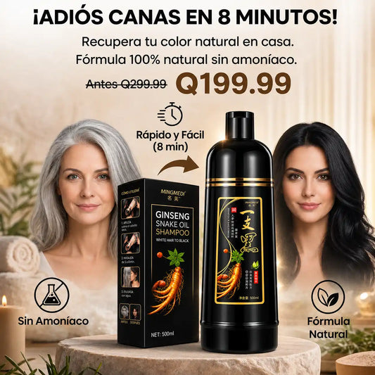 Dile Adiós a las Canas en 15 Minutos – Fórmula Natural + Envío Gratis