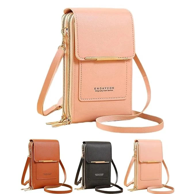 Bolso Bandolera de Piel para Móvil