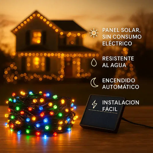 LumiSolar™ – La cortina de luces solares que ilumina tu hogar toda la noche + control GRATIS