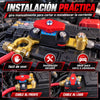 Interruptor Maestro de Batería 12-24V | Desconexión con un Giro + Doble Terminal Giratorio
