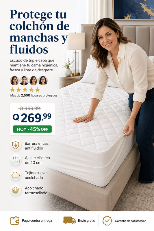 Protector De Colchon Antifluidos