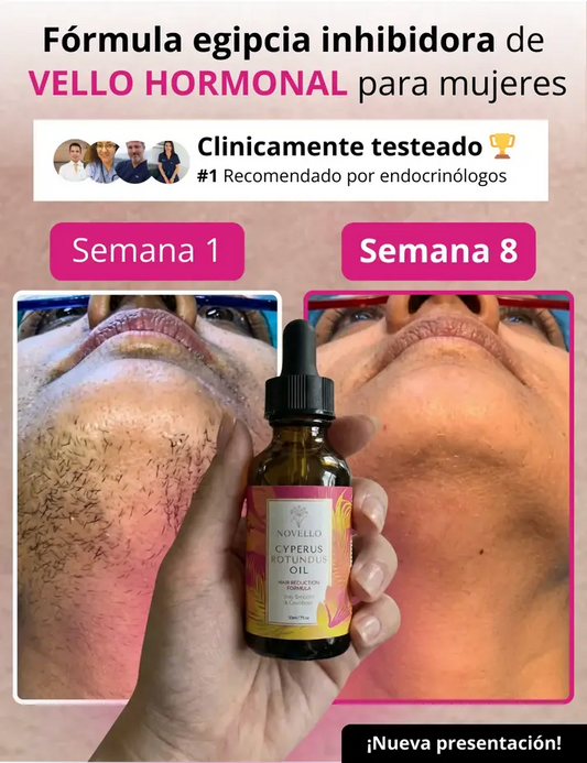 CYPERGLOW: INHIBIDOR DE VELLO FACIAL NO DESEADO PARA MUJERES