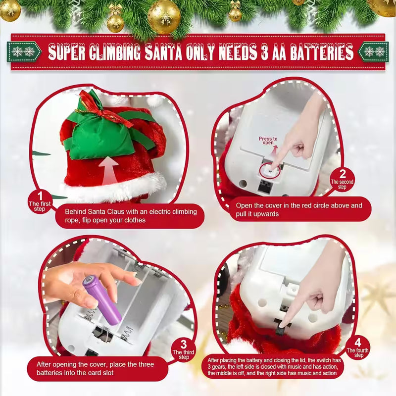 SantaClimb® – El Papá Noel que sube, baja y canta para llenar tu Navidad de magia 🎅🎶