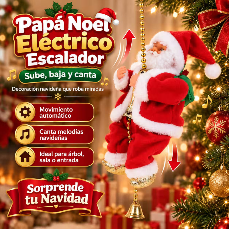 SantaClimb® – El Papá Noel que sube, baja y canta para llenar tu Navidad de magia 🎅🎶