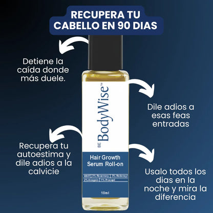 🧬Rolon Bodywise estimula el crecimiento de tu cabello con el efecto del romero