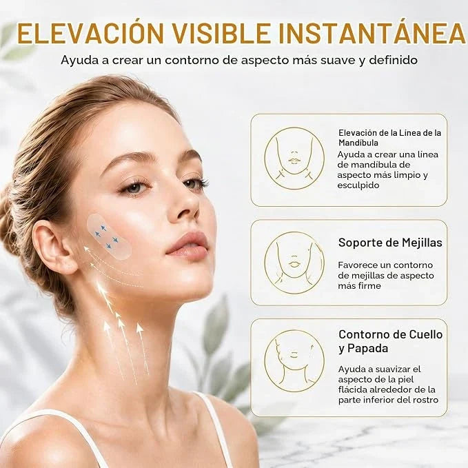 Cintas Lifting Facial Invisibles – Efecto V-Shaped al Instante
