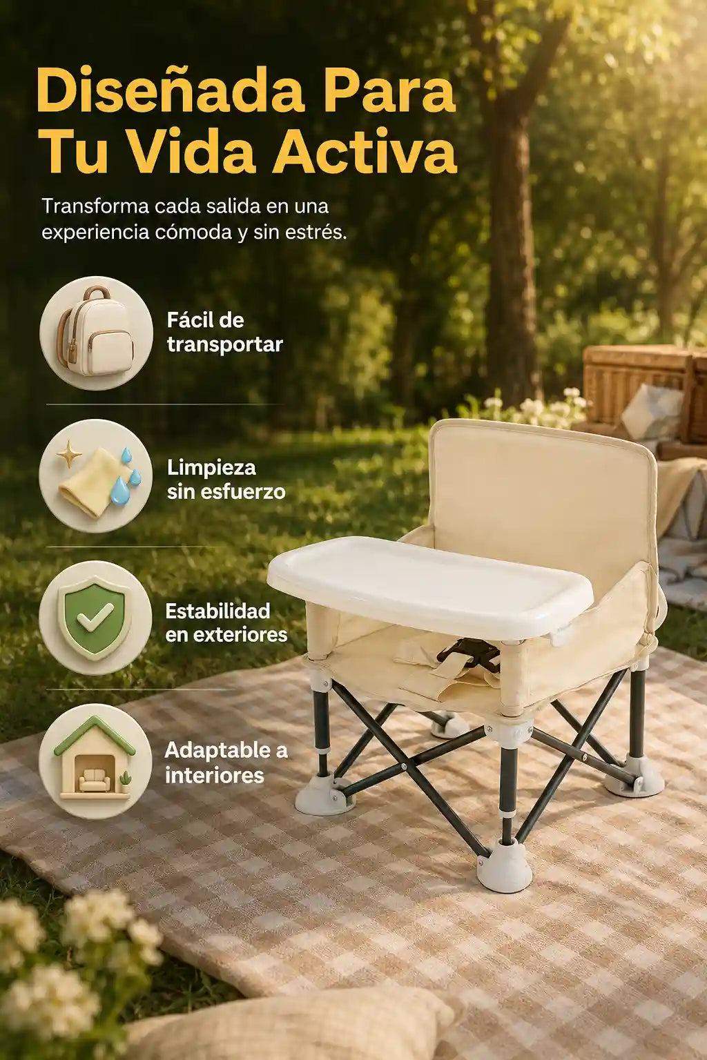 Silla de Comedor Para Bebe 3