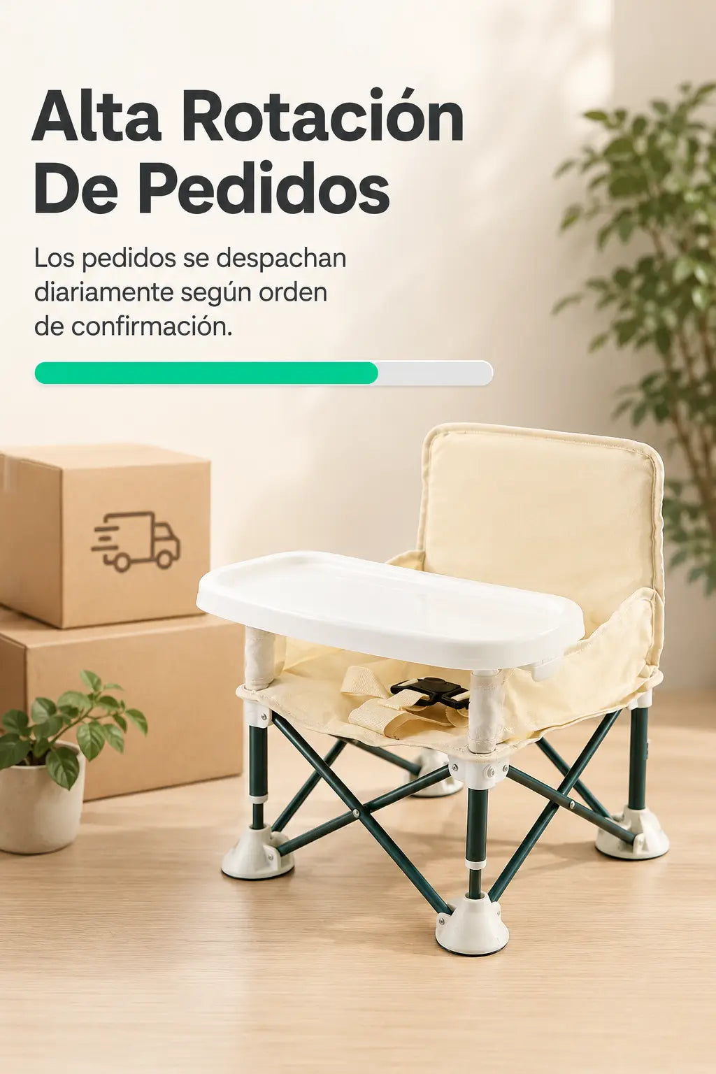 Silla de Comedor Para Bebe 9